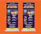 design modern retractable, stand, wall, street, x stand, pull up, roll up banner