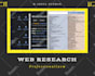 be your virtual assistant for data entry and web research