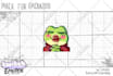draw custom cute character twitch emotes or badges for you