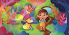 draw children story book illustration and cover not ai