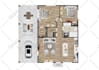 create 2d color floor plans from matterport models