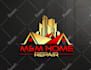 make unique roofing, home repair, remodeling, handyman logo