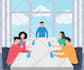 create custom flat vector illustration for you