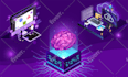 do any isometric illustration design