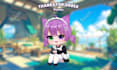 create cute chibi character for your oc, fanart in anime style