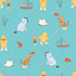 create kids, baby seamless pattern
