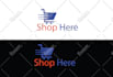 design modern flat minimal logo