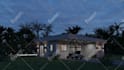 create realistic 3d house exterior rendering