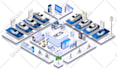 design 3d and isometric infographic illustrations