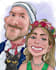 draw a funny caricature with my style