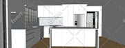 make kitchen design, interior design, sketchup 3d model,  architecture rendering
