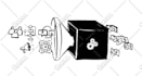draw black and white illustrations