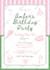 design themed birthday and party invitations
