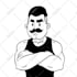 do awesome fan art cartoon in comic or poster style
