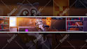 draw a cartoon minecraft banner for youtube or social media