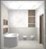 do fast design and tile layout in your bathroom