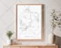 design a modern, custom street map print for you