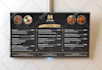 design a custom appealing restaurant menu and price list
