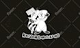 design a professional retro mascot logo in cuphead style