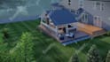design backyard, garden, pool, patio, terrace as landscape architect