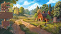paint environment or background concept