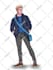 draw and rig live2d vtuber model vrc avatar with obs setup for livestreaming