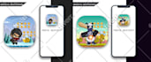 modern app icon for android and ios game and app icon design