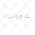 design signature, handwritten, scripted, photography logo