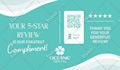 do referral card, thank you card, header card design