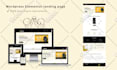 design one page or elementor landing page wordpress website