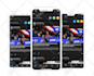 create mobile ui ux design for android app,  ios app