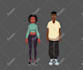 do simple illustrations colored