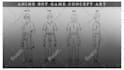 make dnd and oc character model sheet no ai