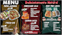 design your modern attractive food menu