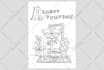 draw coloring book pages for children and adults