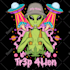 create unique alien theme design for t shirt with my style