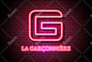 create neon lights graphics
