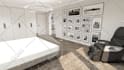 do 3d bedroom interior design and realistic rendering