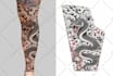 create professional custom tattoo design, tattoo sleeve