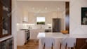 do kitchen bathroom interior design 3d rendering