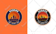 design clean badge, patch, round sticker, label,logo design