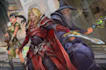 create an awesome character illustration and battle scene
