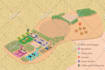 draw high quality vector or isometric map illustrations
