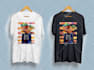 design custom typography and graphic t shirts with trendy streetwear designs