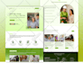 design a website landing page and html portfolio website