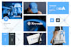 do modern brand logo design and branding kit for your business