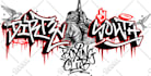 create a logo design in the dope style of graffiti
