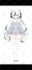 original character design sheet or reference sheet in anime vtuber style