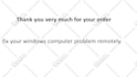 fix your windows desktop or laptop computer problem remotely