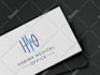 design modern minimalist monogram or initial letter logo